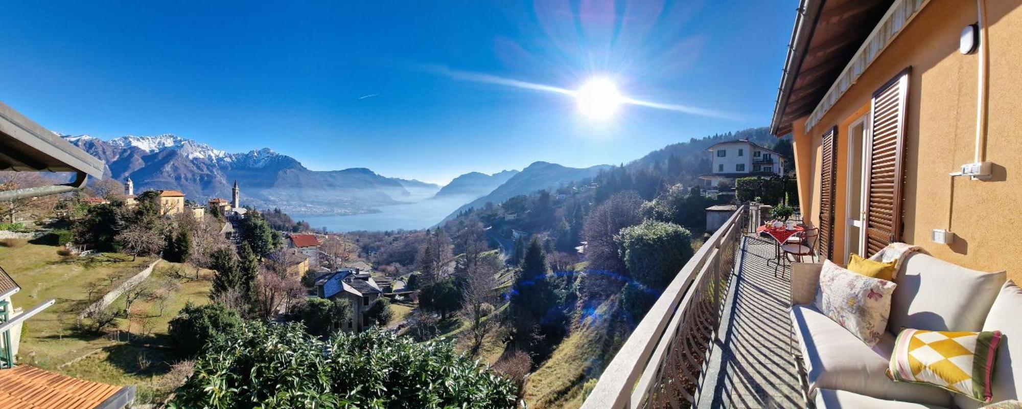 Panoramic Lakeview House Bellagio Civenna Exterior foto