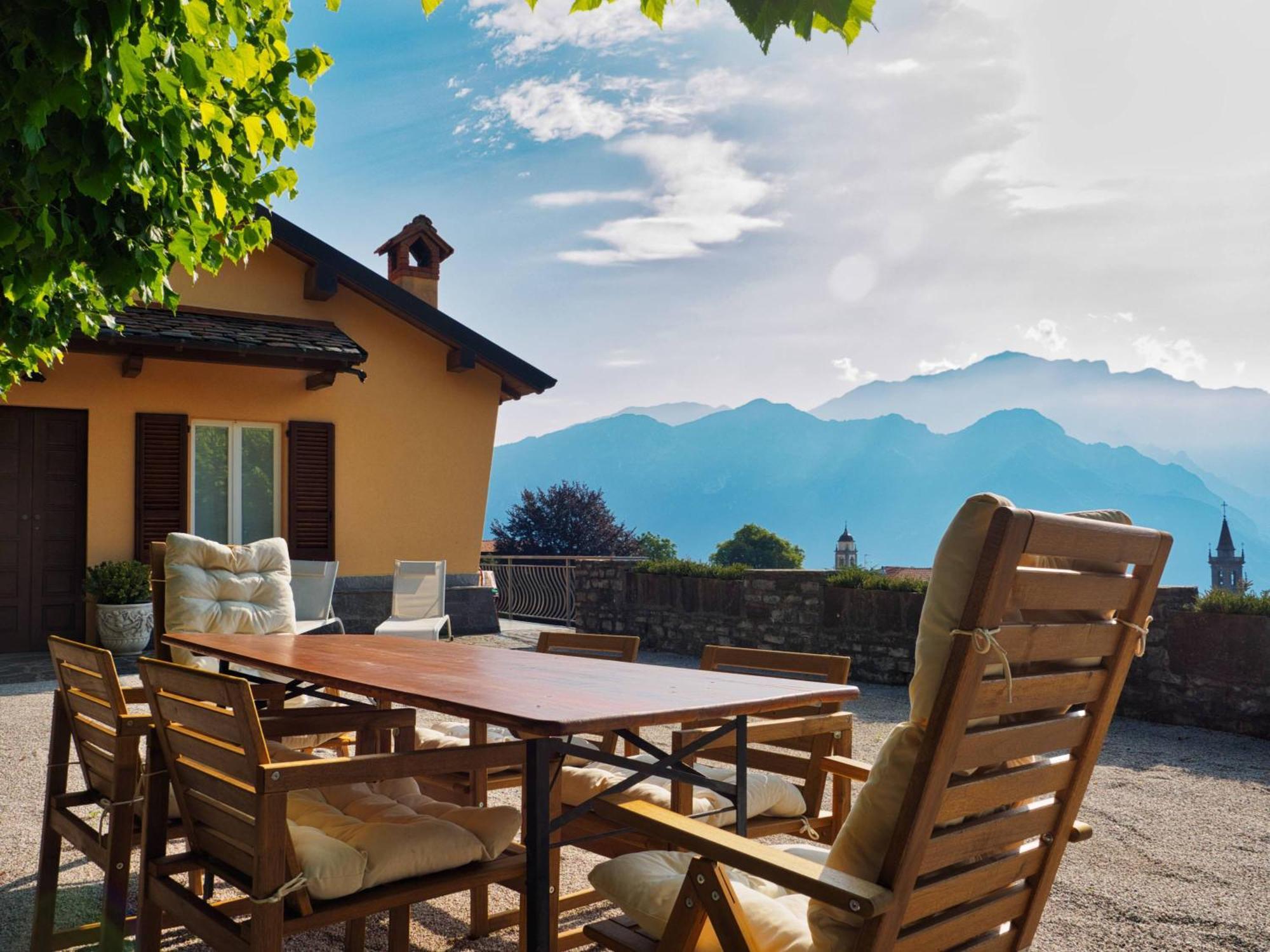 Panoramic Lakeview House Bellagio Civenna Exterior foto